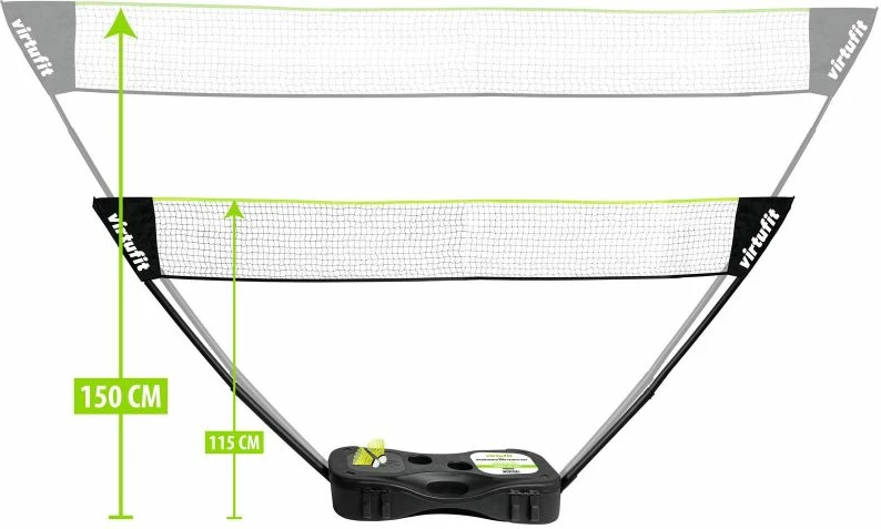 Set portabil badminton e tenis Virtufit