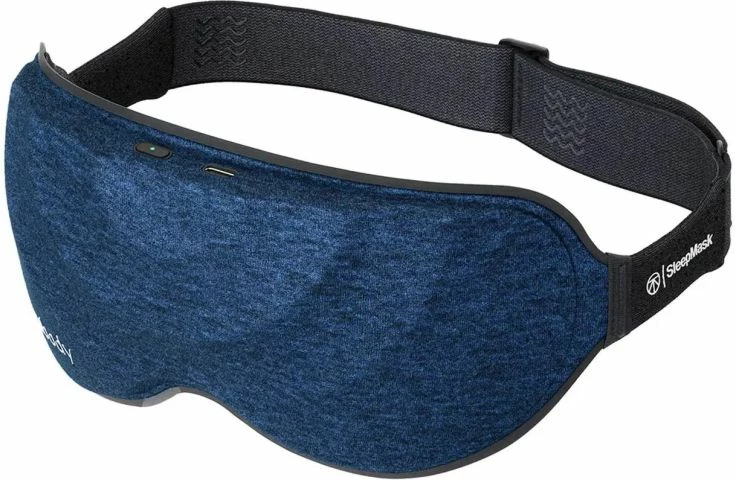 Maskë gjumi Therabody Sleep Mask, e zezë/blu