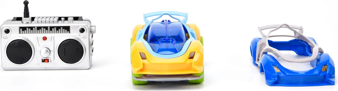 Set lodër makina me telekomandë Mini RC Mix & Match Race Car - Yellow