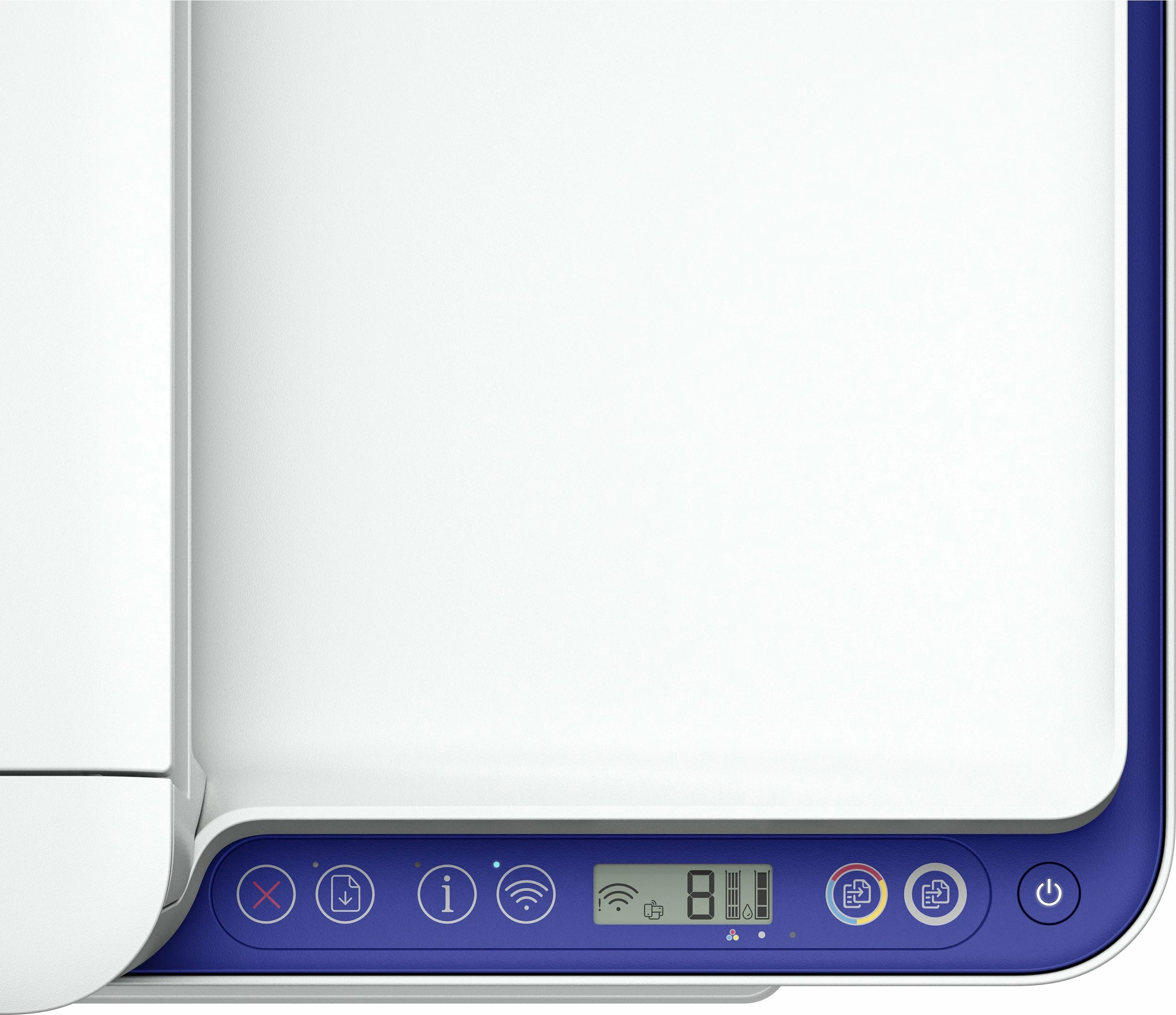 Printer multifunksional HP DeskJet 4230e 60K30B, inkjet ngjyrë, A4, Wi‑Fi, USB, ADF 35 fletë, blu