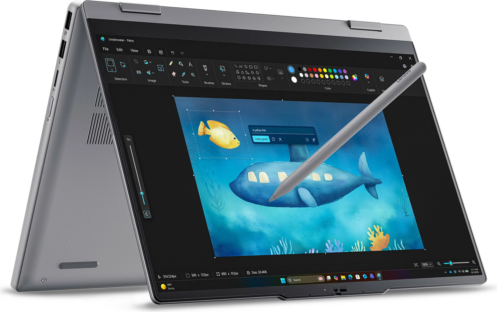 Laptop Lenovo ThinkBook 14 2-in-1 G6 IPL, Core Ultra 7, 32GB RAM, 512GB SSD, 14" 1920x1200, Windows 11 Pro, Luna Grey