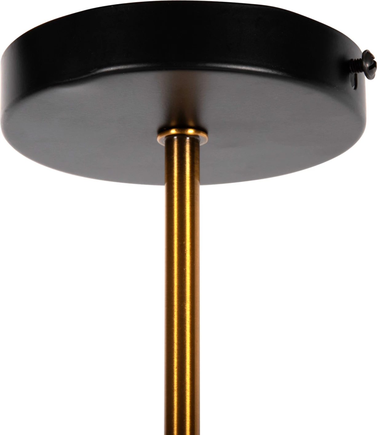 Llambë tavani/muri, metal, e zezë-ari, FH4121, Φ21x31H cm