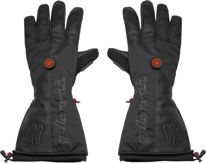 Doreza skijimi me ngrohje Glovii GS9XL, XL, 2x bateri 2100mAh + karikues + adaptera + çantë, të zeza