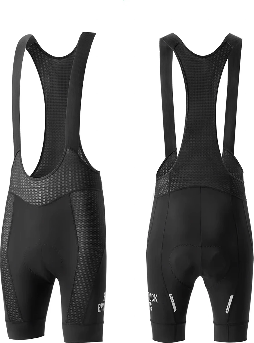 Brekë çiklizmi me bretela Rockbros YDDK009, me jastëk, madhësi L, set 1 copë, e zezë