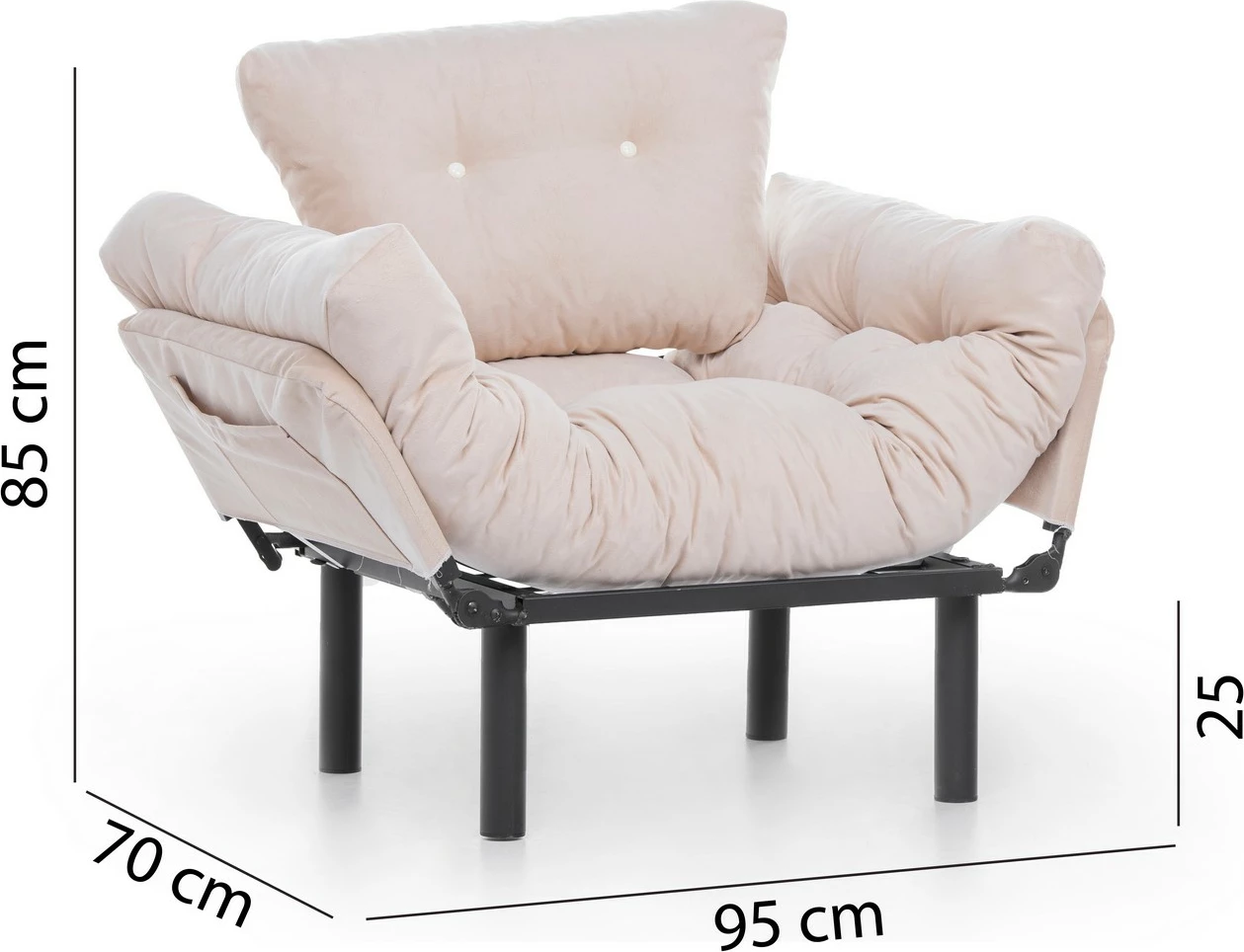 Karrige Wing Nitta, krem, Atelier del Sofa