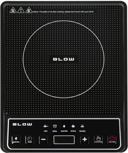 Soba induksioni një-pllakësh BLOW 2000W, e zezë