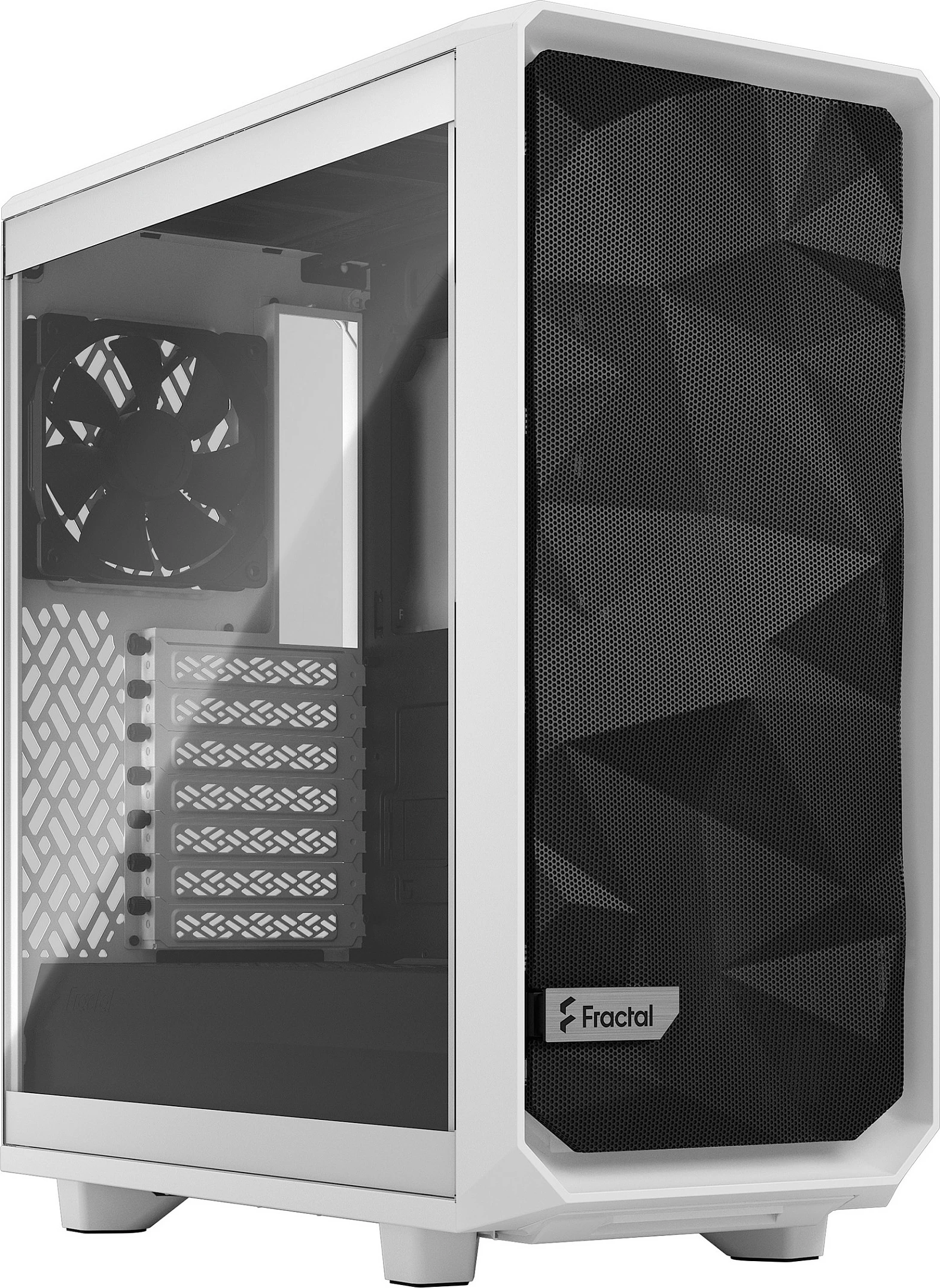 Kasë Fractal Design Meshify 2 Compact, Tempered Glass, e bardhë/zezë
