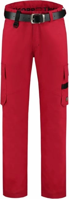 Pantallona Pune Malfini Twill për Meshkuj dhe Femra, të kuqe