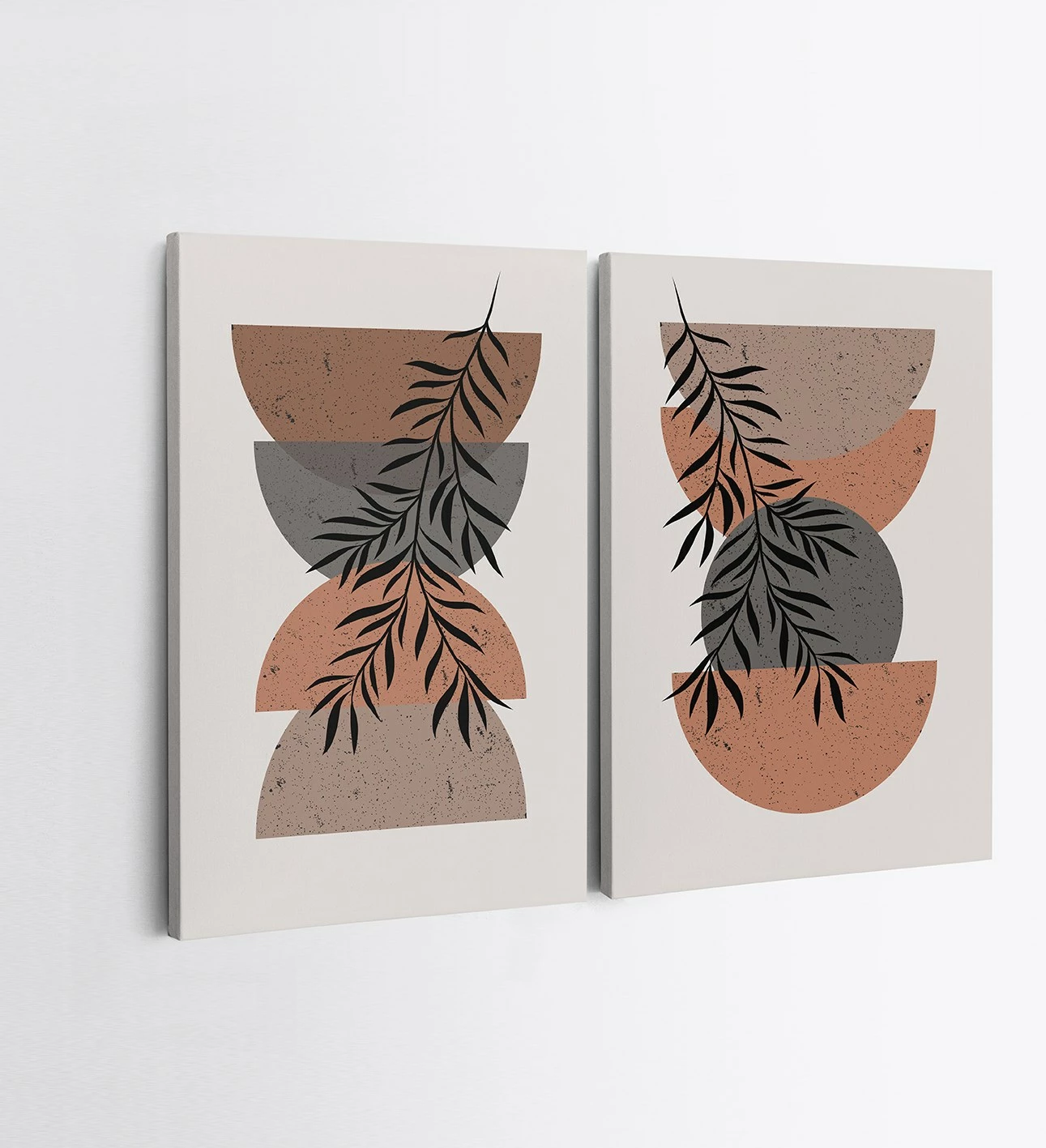 Pikturë dekorative në kanavacë (2 copë), Wallity, 2KNV4254, 50x70cm