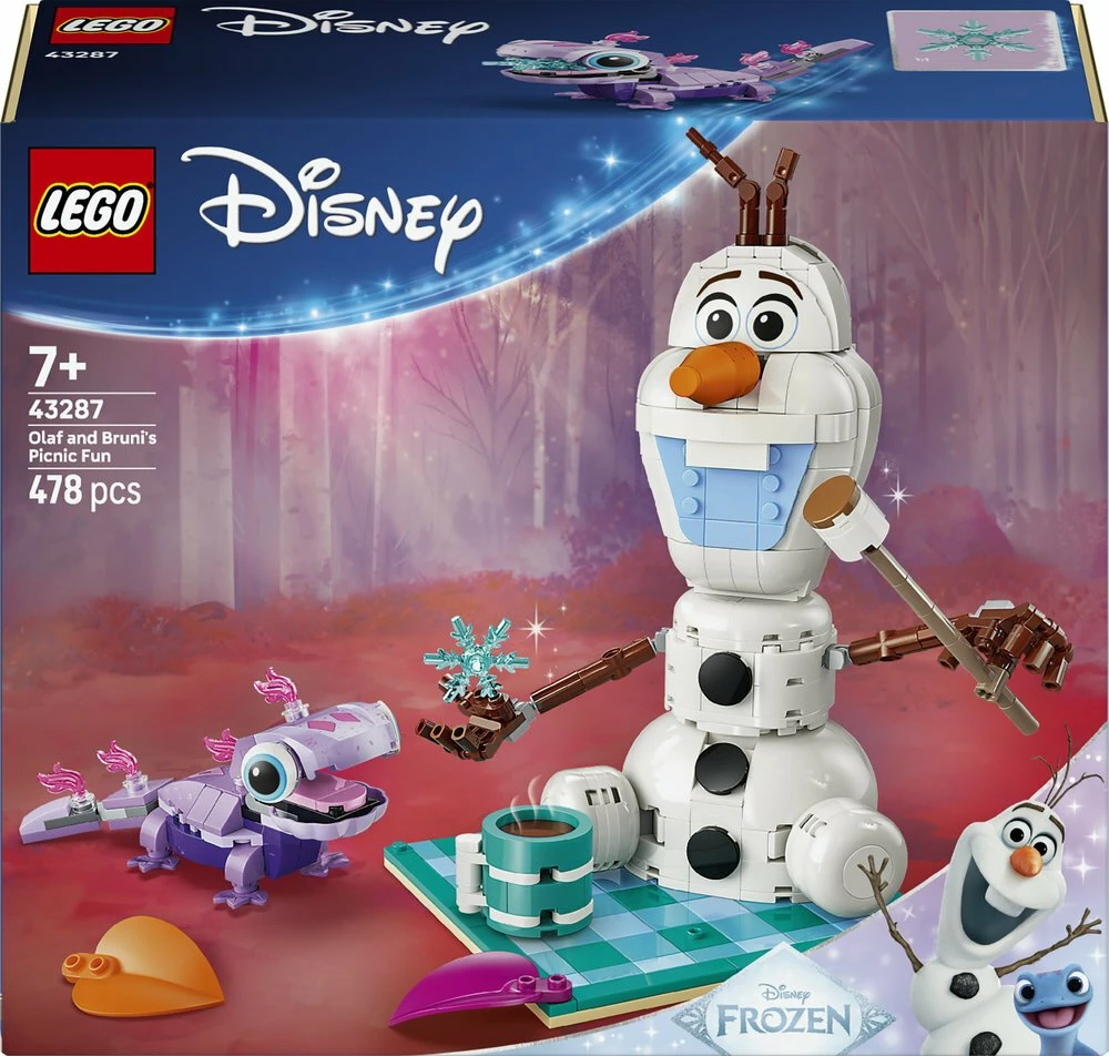 Set LEGO Disney Frozen Olaf and Bruni Picnic 43287, 478 copë