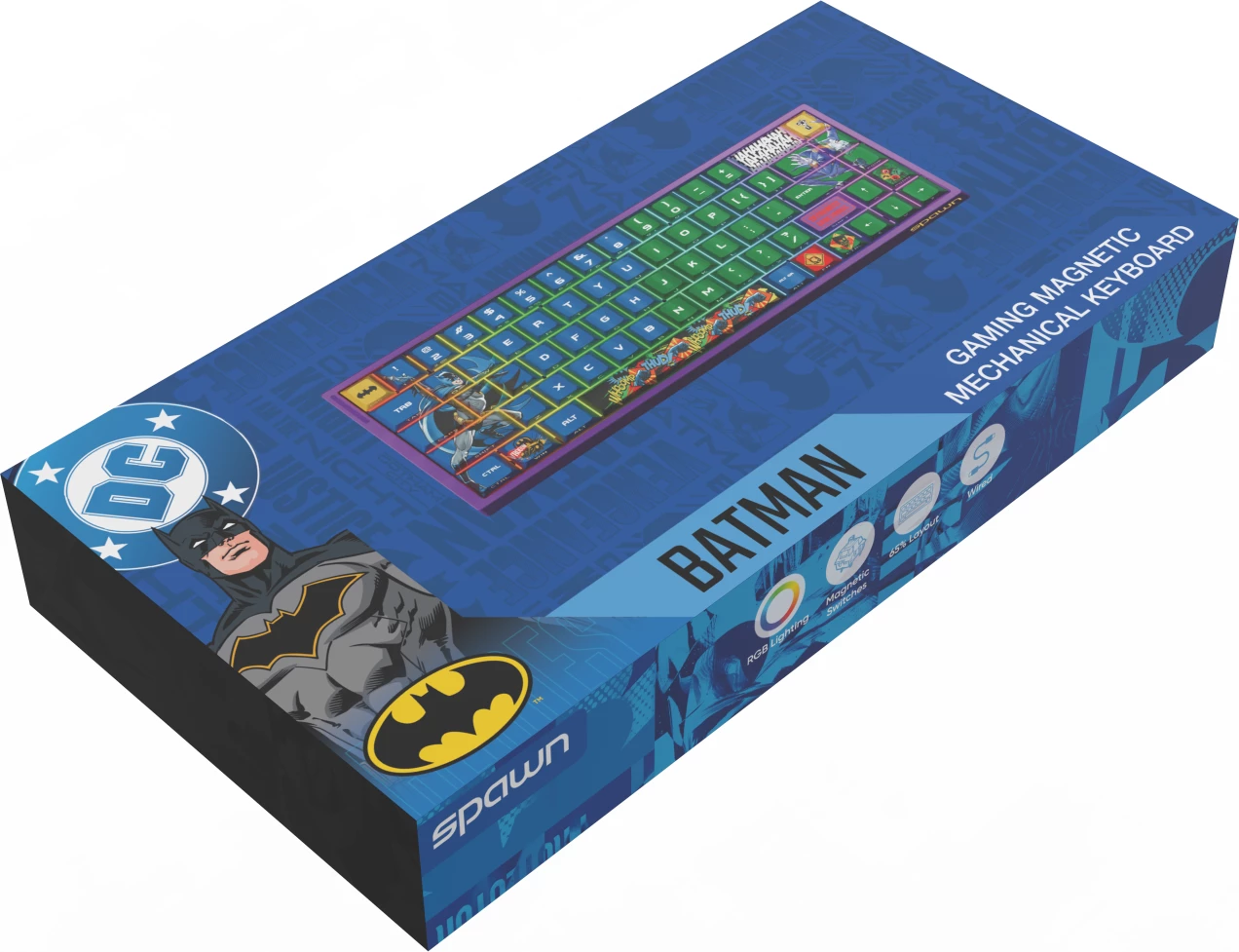 Tastierë mekanike gaming Spawn Batman 68 tasta RGB USB-C