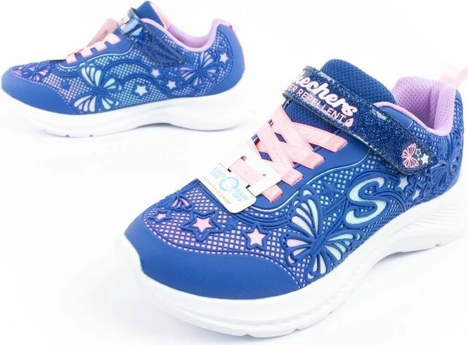 Atlete për fëmijë Skechers për femra, me shkëlqim [Madhësia: 33.5]
