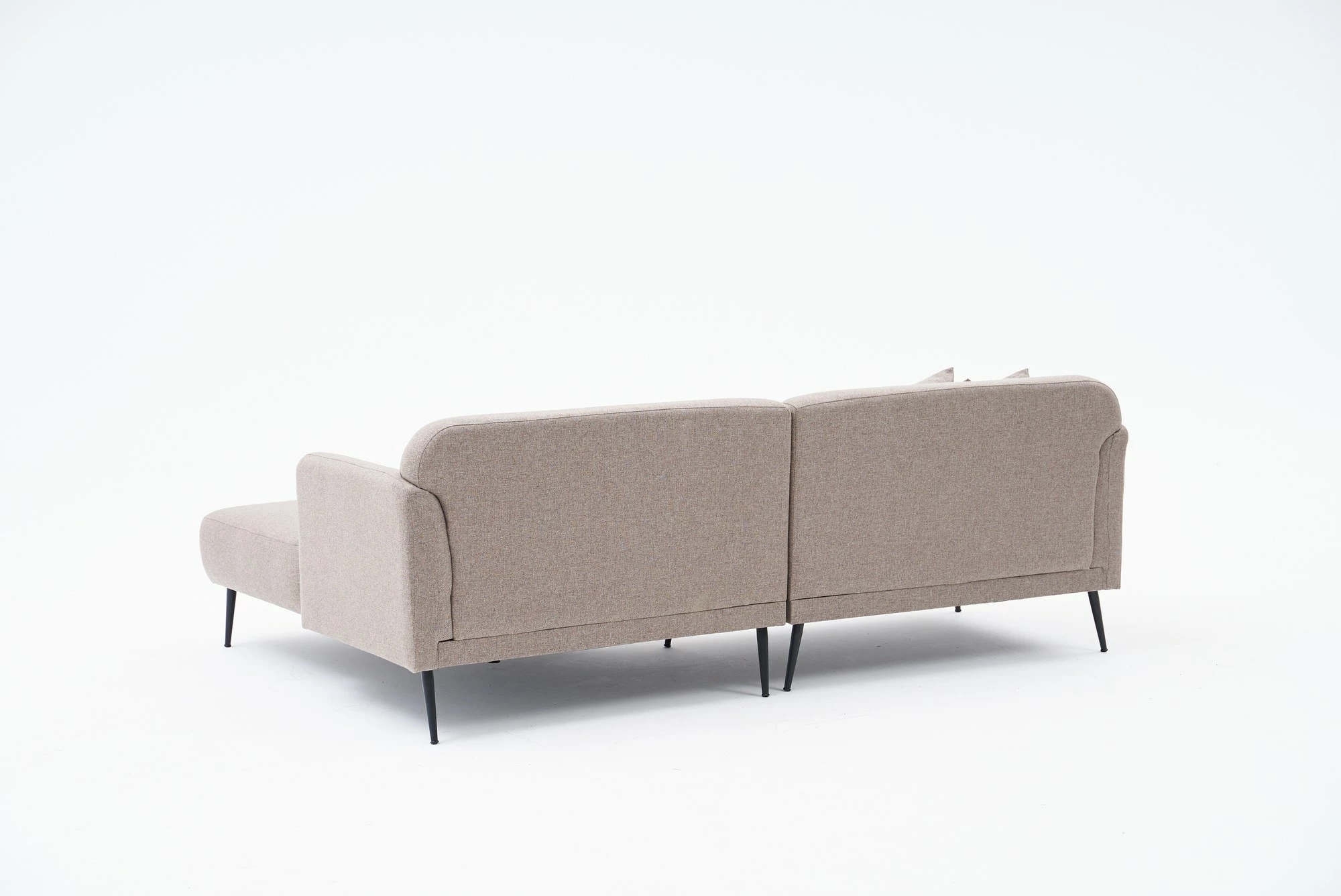 Këndsofa Atelier del Sofa, Revos, krah i djathtë, ngjyrë kafe