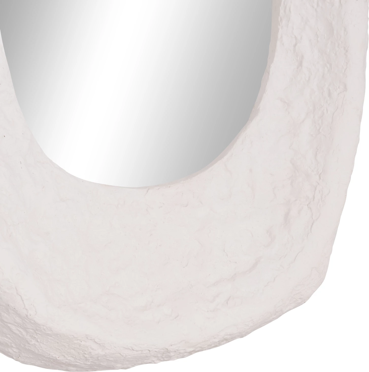 Pasqyrë muri RIFFE, fibër-cement, e bardhë, 60x13x85cm