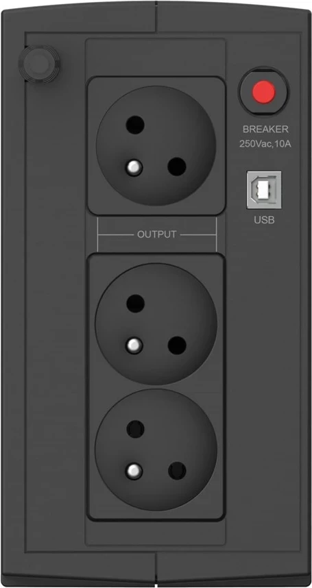 UPS Ever EVER DUO 850 PL AVR USB, e zezë