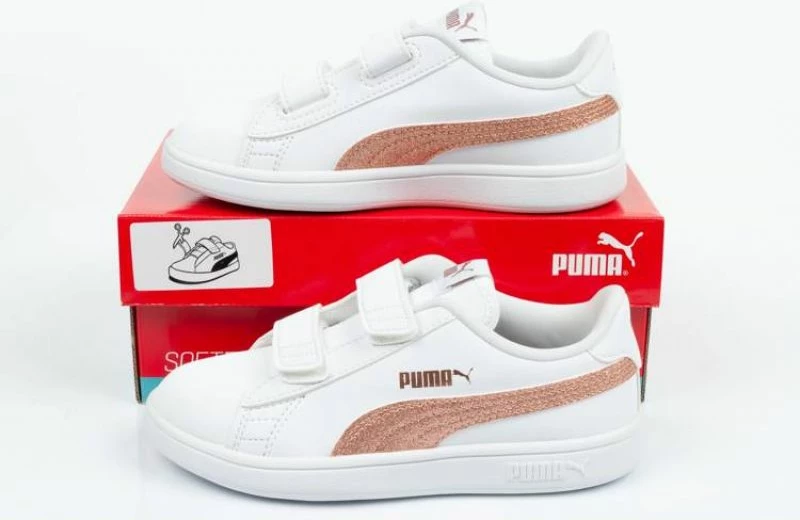 Atlete për vajza Puma Smash Jr, të bardha