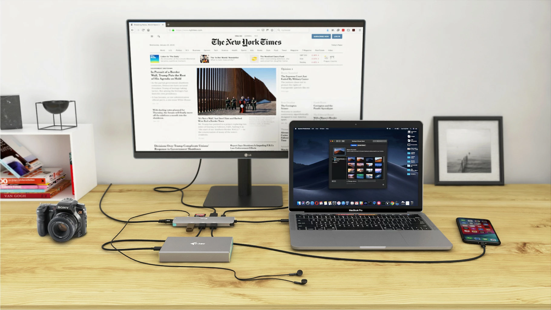 Docking stacion I-Tec Metal USB-C Nano, HDMI 4K, LAN Gigabit, Power Delivery 100W, argjendtë/turkez