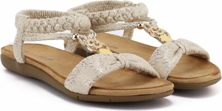 Sandale slip-on për femra Artiker 58C0628, bezhë
