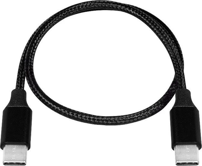 Kabllo Logilink USB-C, 0.3m, e zezë