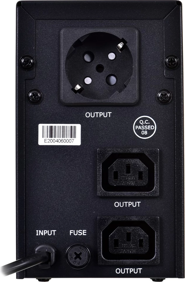 Gembird EG-UPS-034 uninterruptible power supply (UPS) Line-Interactive 1500 VA 900 W 3 AC outlet(s)