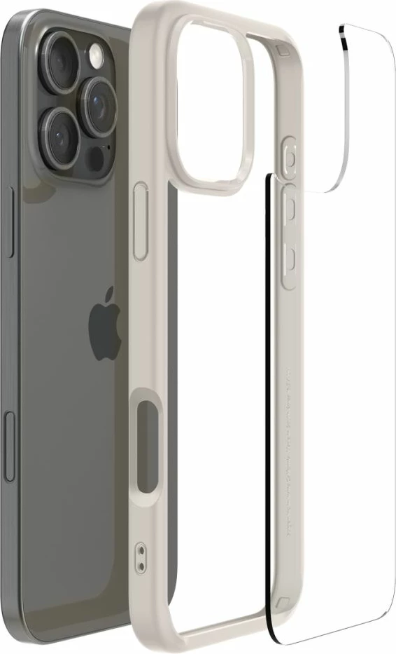 Mbështjellës Spigen Ultra Hybrid për iPhone 16 Pro, Titanic