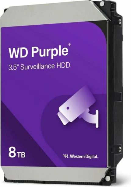 HDD disk i brendshëm WD Purple WD85PURZ 8TB 3.5" SATA 6Gb/s 5640rpm 256MB, vjollcë