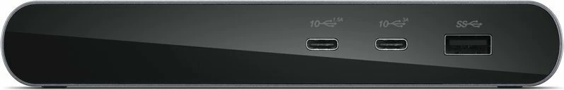 Stacion dokimi USB-C Lenovo Universal Business Dock 40B30090EU, 90W (65W PD), Dual 4K, 1x HDMI, 1x DisplayPort, 3x USB-A, 2x USB-C, Gri Storm, set me adaptor 90W + kabllo USB-C 1m