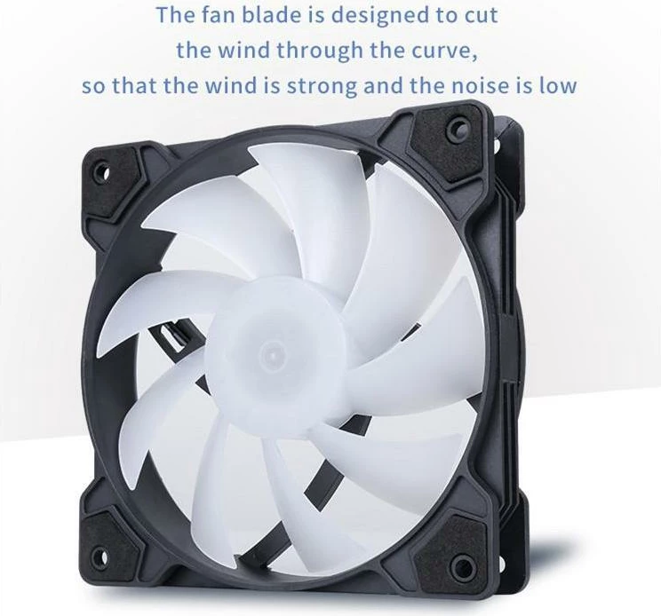 Ventilator Ftohës Për Kompjuter SAMA BLB 3 IN 1 ARGB fan kt (Zezë)