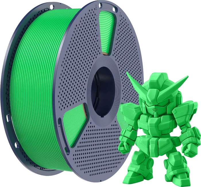 Filament për printim 3D Sunlu PLA+ 2.0, 1.75 mm, ±0.02 mm, gjelbër