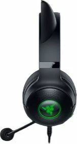 Kufje Razer Kraken Kitty V2 RZ04-04730100-R3M1, USB me kabllo 2 m, 7.1 surround, Chroma RGB, të zeza