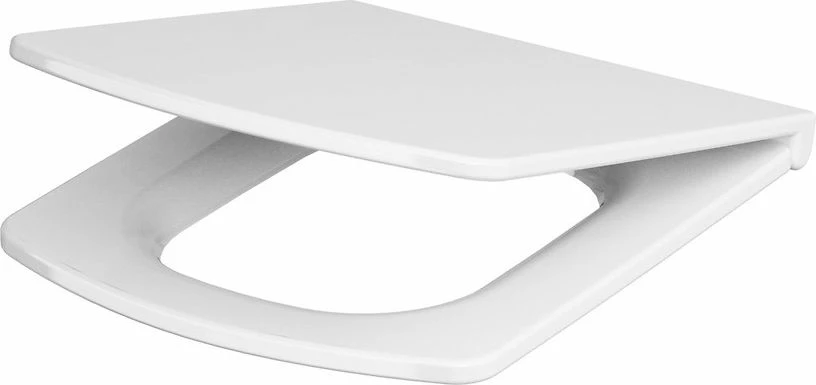 Kapak tualeti Cersanit Easy K98-0089, duroplast, slow-close, antibakterial, i bardhë