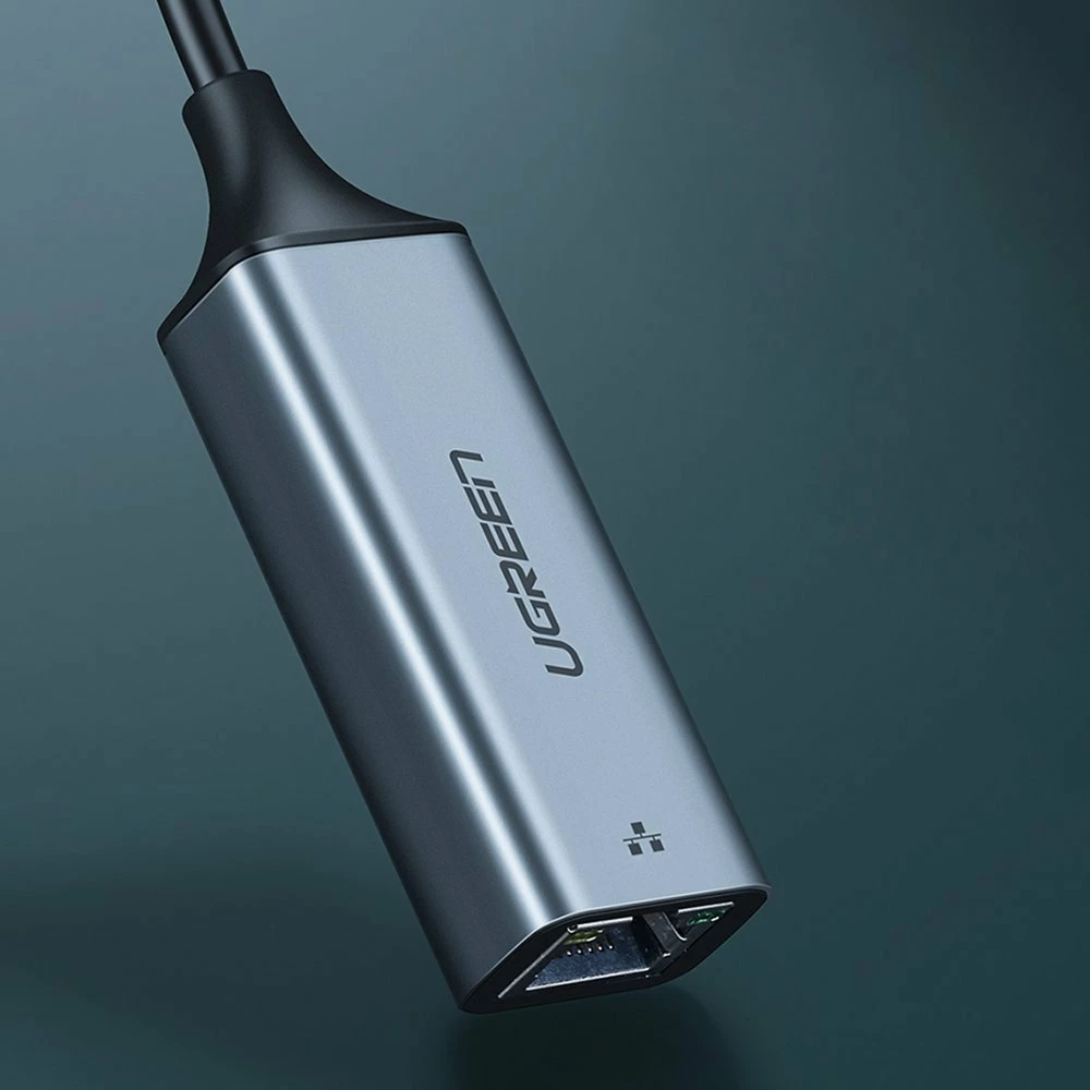 Adapter rrjeti Ugreen CM199, USB-C në RJ45, 1000 Mbps, Gri