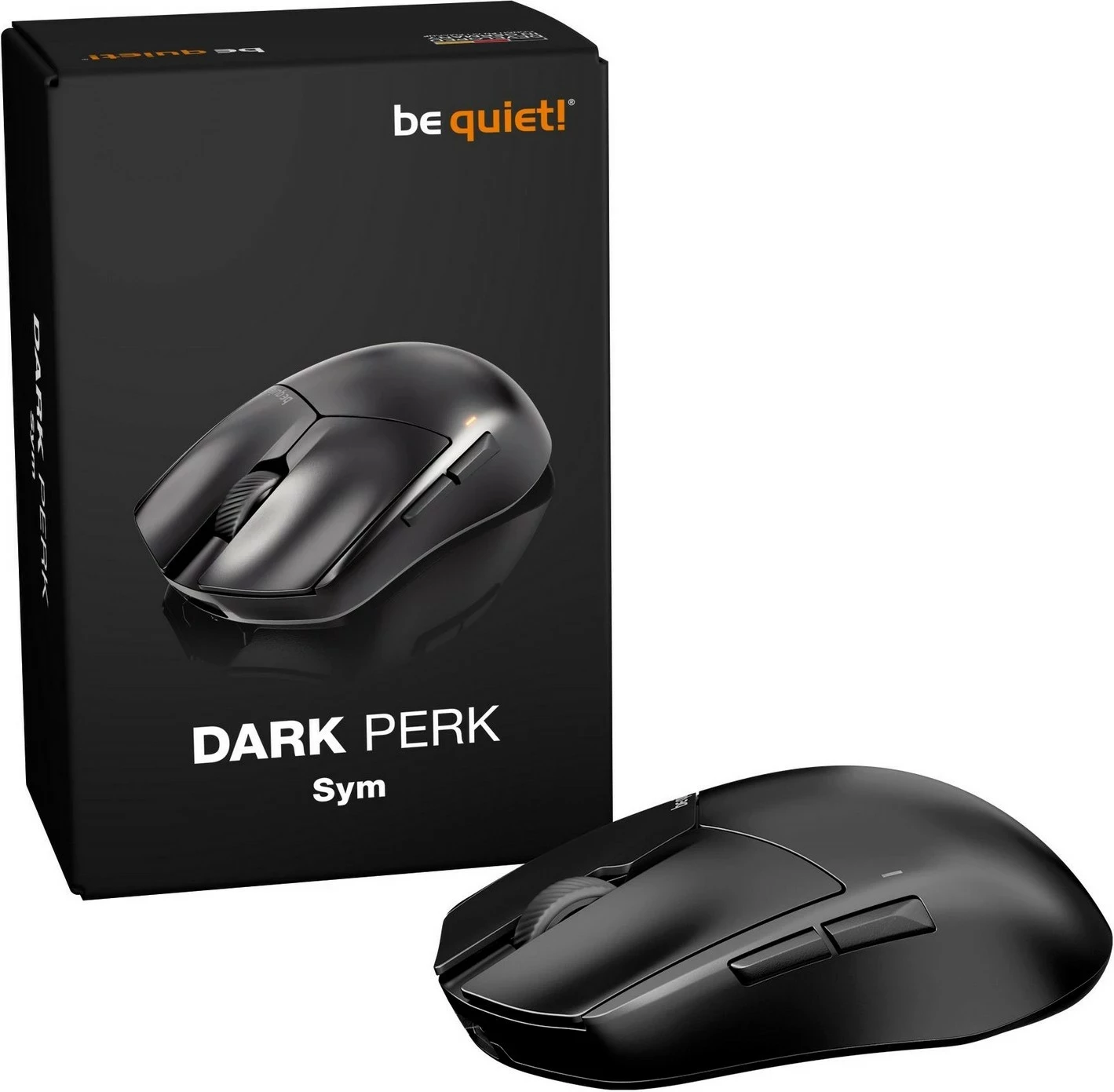 Maus be quiet! DARK PERK SYM, wireless, 32000 DPI, i zi