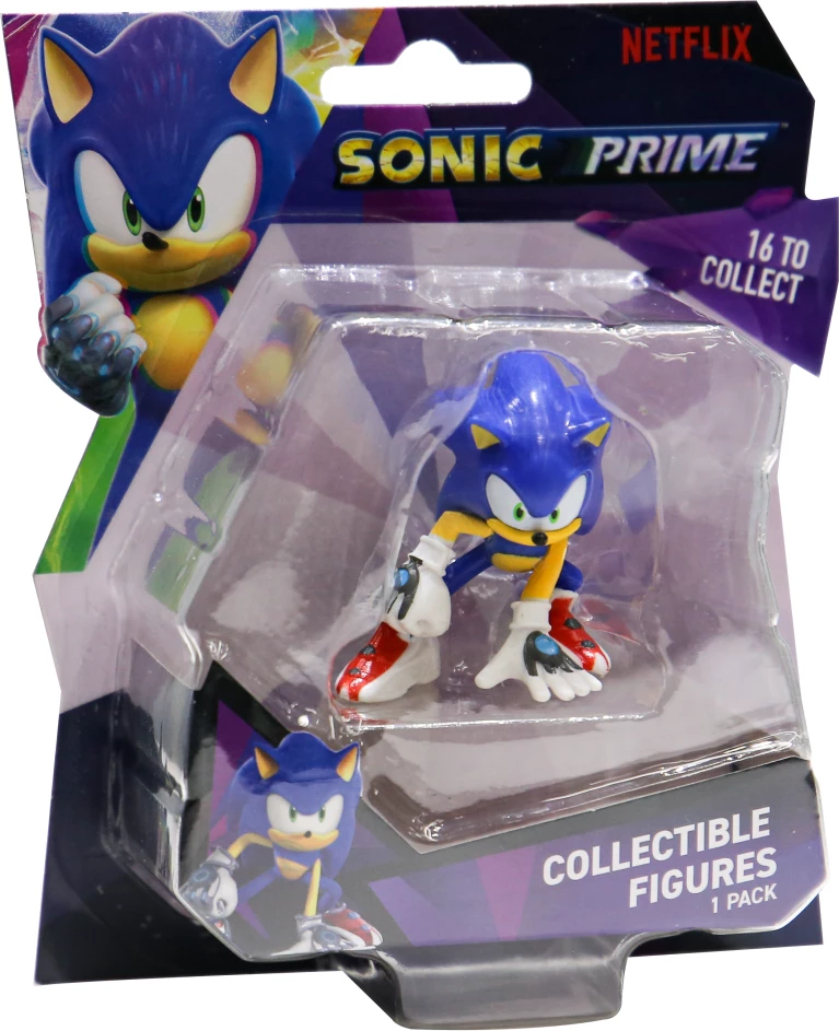 Figurinë koleksionuese P.M.I. Sonic Prime 6.5 cm, 1 copë (S1)
