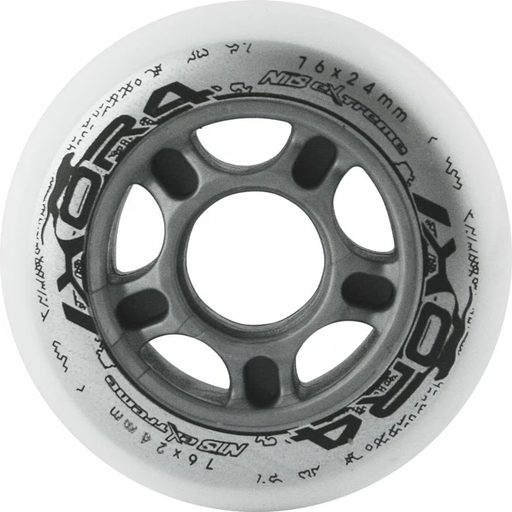 Rrota për rollera Nils Extreme, të bardha