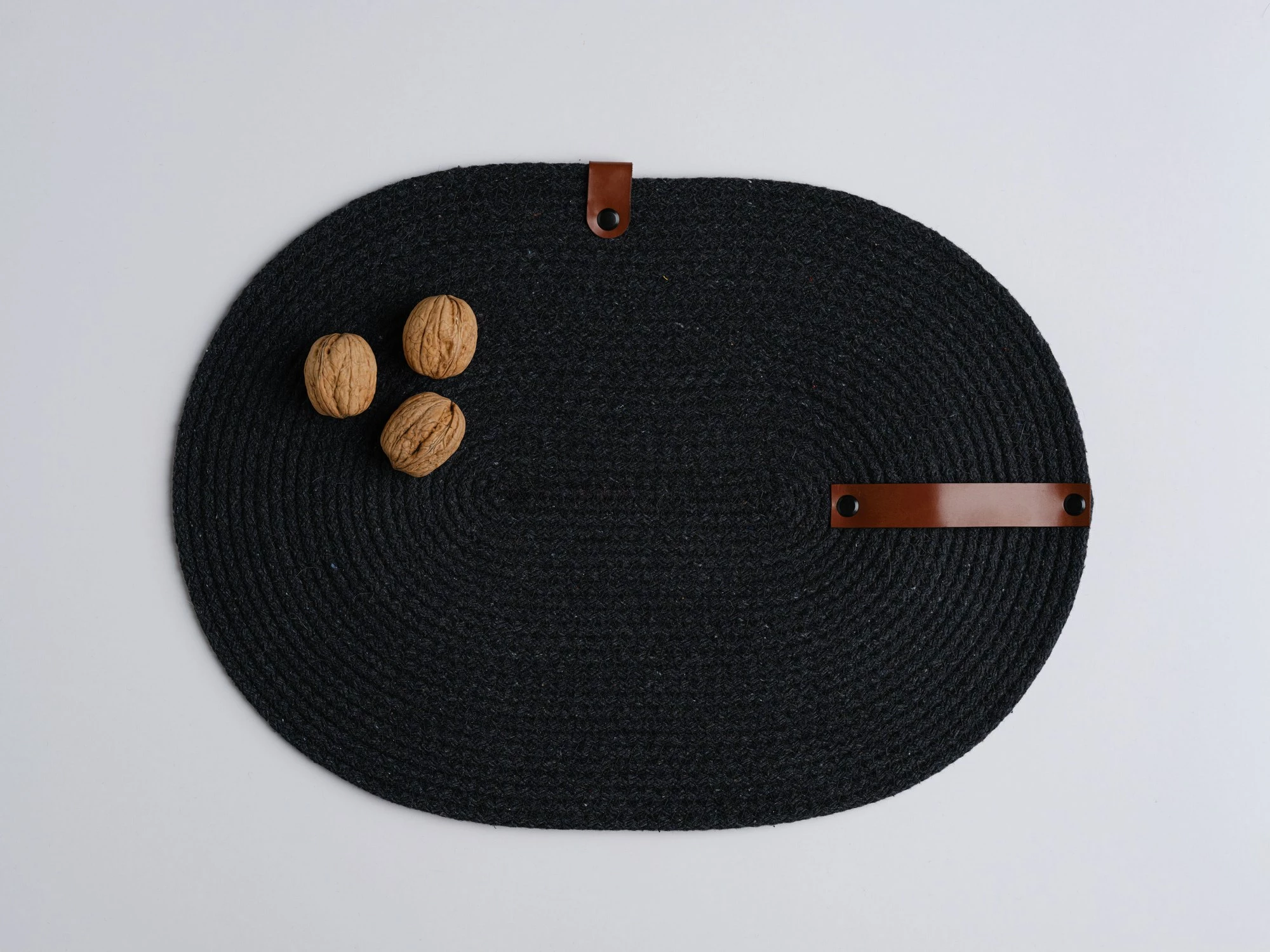 Set nënshimesh tavoline (6 copë), Aberto Design, JUT08001108D, ngjyrë e zezë