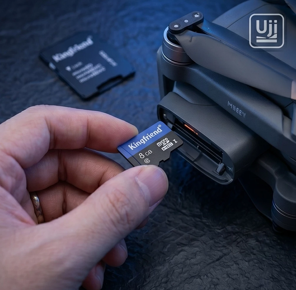 Sim Kartele - SD Card MicroSDHC 8GB me Adapter, me funksione komunikimi dhe gjurmimi, për përdorim të përditshëm, ngjyrë e zezë