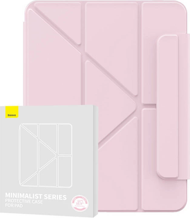 Mbështjellës magnetik Baseus Minimalist për iPad Pro 11", baby pink