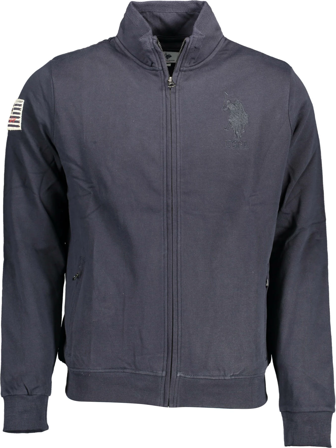 Duks për meshkuj US Polo, me zip, blu