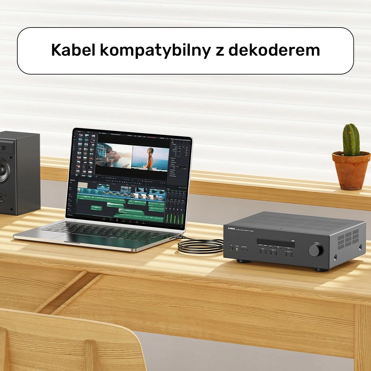 Kabëll Unitek, USB-C në USB-B 2.0, 5m, i zi