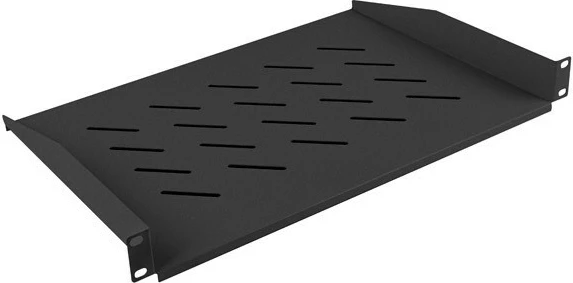 Raft për kasë 19" Lanberg AK-1008-B, 1U, 483x315mm, i zi