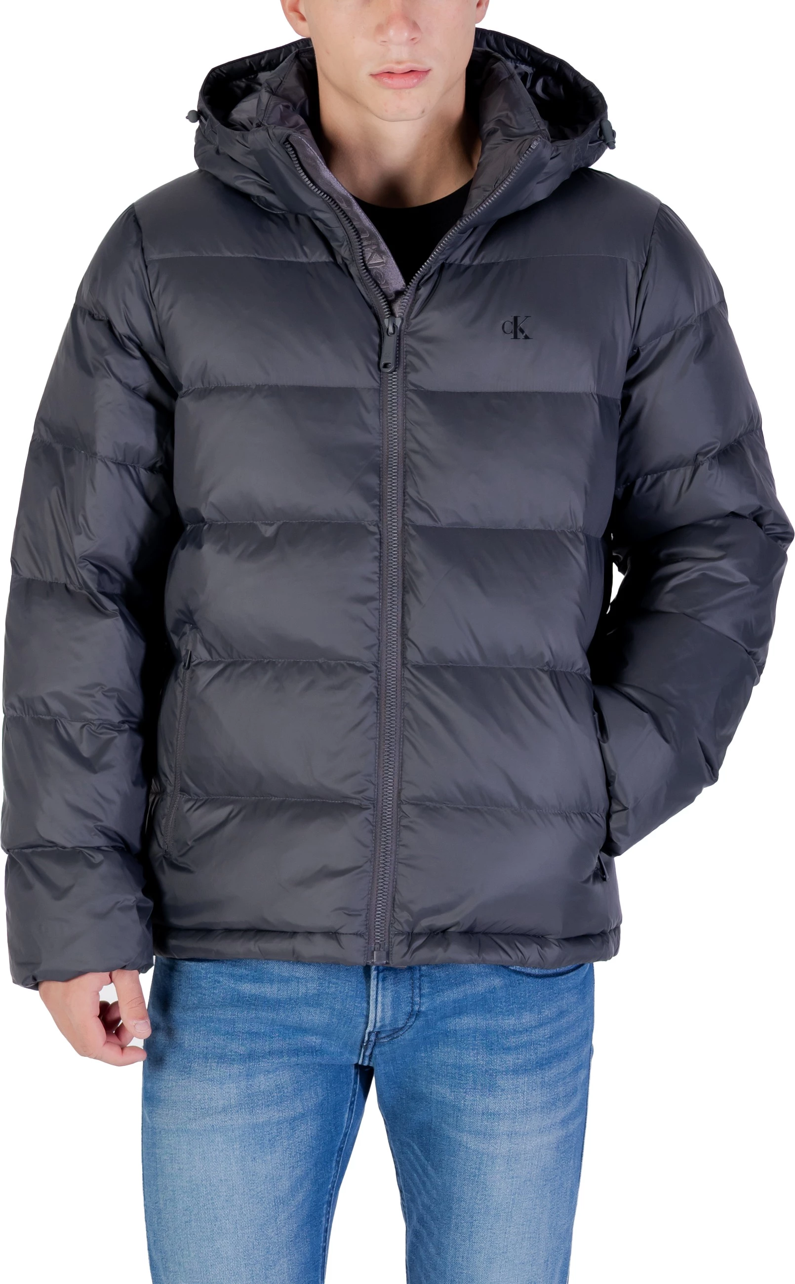 Jakne puffer për meshkuj Calvin Klein Jeans LV04RC518G, antracit [Madhësia: XL]
