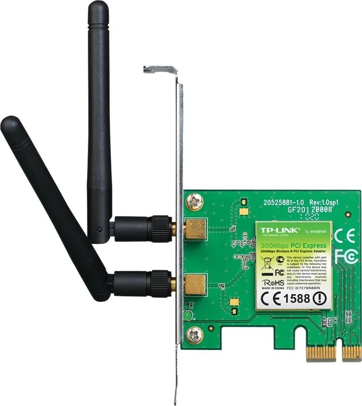 Kartelë e rrjetit TP-Link TL-WN881ND PCIe 2.0, Wireless