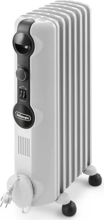 Radiator me vaj, DeLonghi TRRS0715, 1500W, deri 45 m3, 7 elemente, 3 nivele fuqie