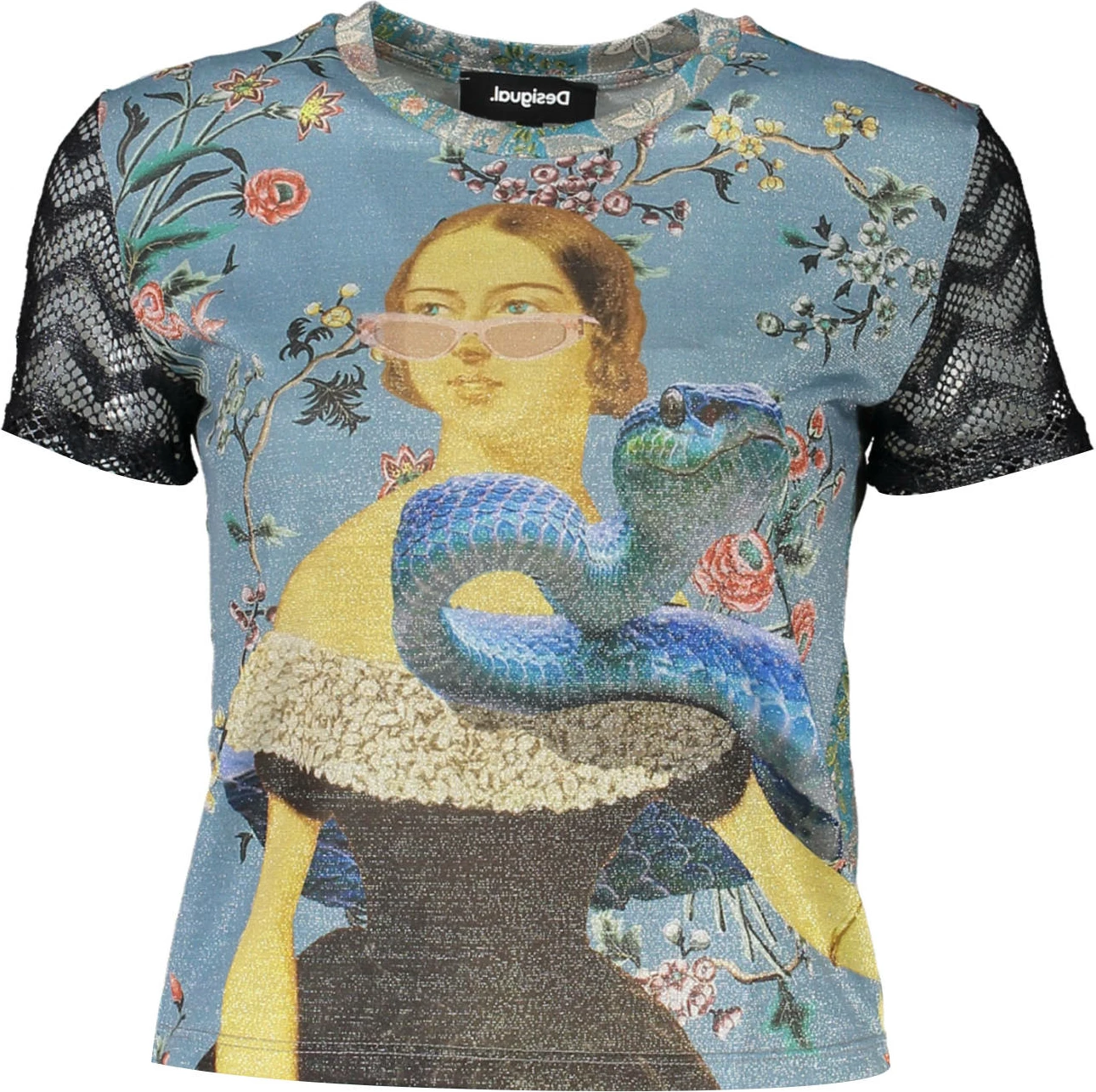 Maicë femra DESIGUAL, e kaltër [Madhësia: L]