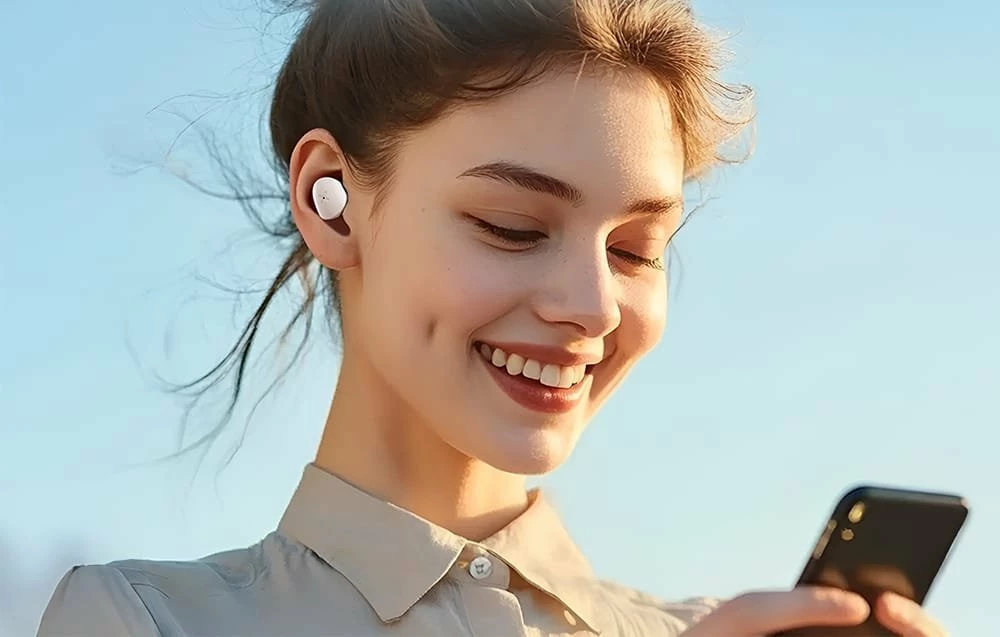Kufje TWS Vention T17 (NBRP0) Bluetooth 5.3 IPX4 20h, set me kuti karikimi, rozë