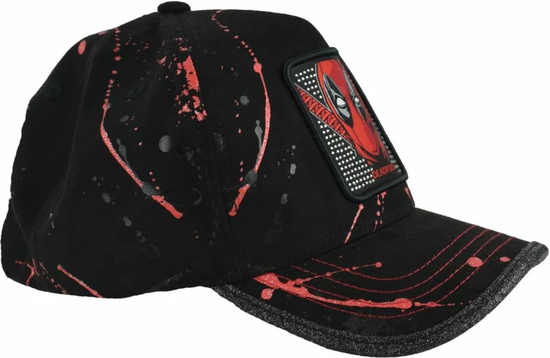 Kapelë Capslab Marvel Deadpool për meshkuj dhe femra, e zezë