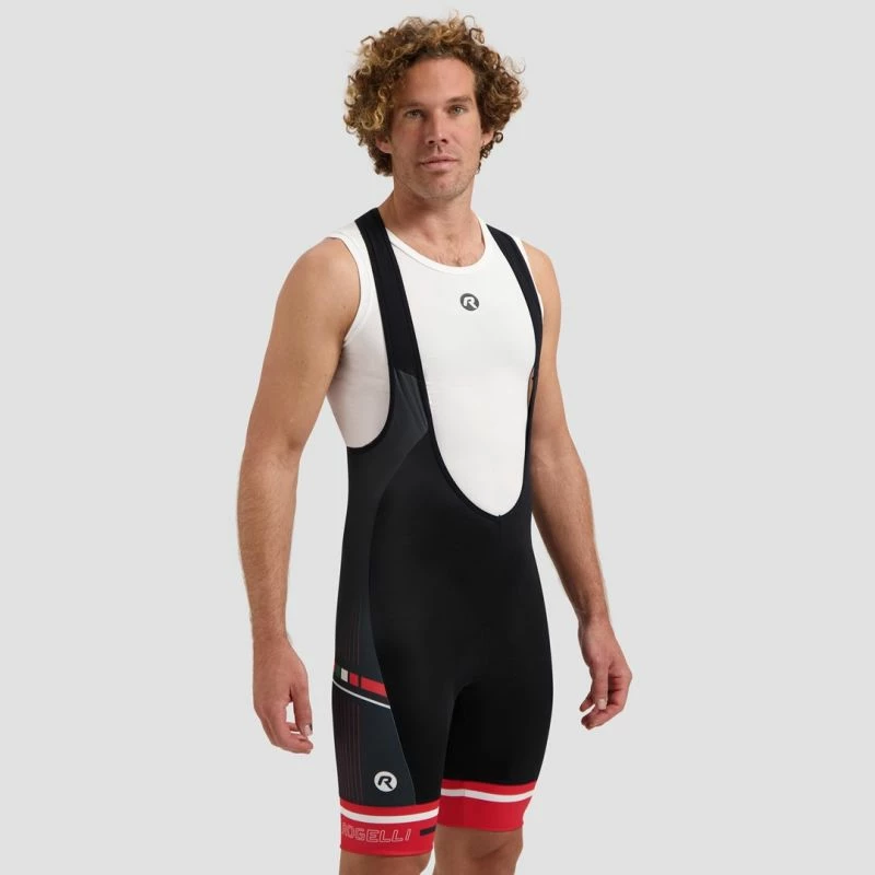 Shorce çiklizmi Rogelli për meshkuj, zi e kuqe