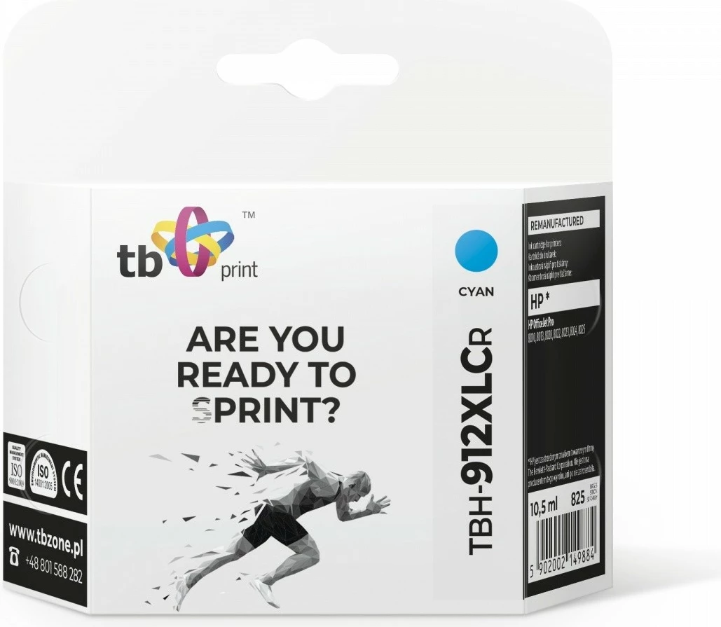 Toner TB Print TBH-912XLCR për HP OfficeJet Pro, Cian