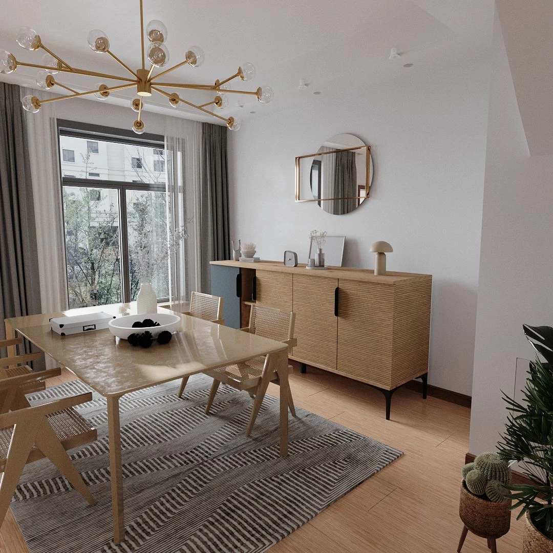 Konsol Skye Decor, ngjyrë lis dhe antracit, 180x79x40cm